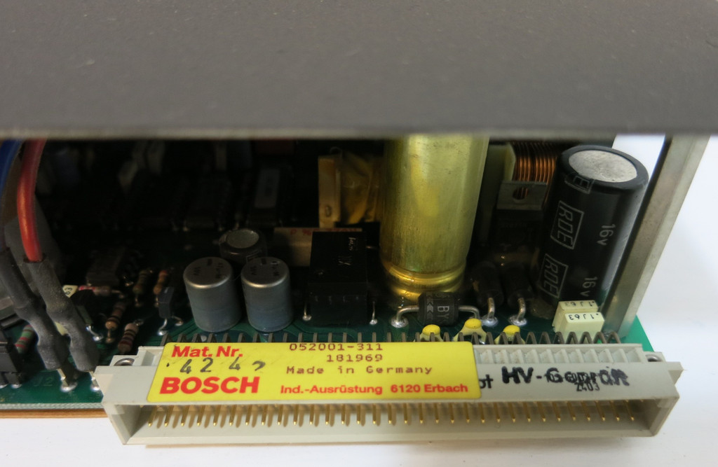 Bosch NT 300 230/115 V PLC 052001-311 Power Supply Module Card 181969 (GA0302-1)