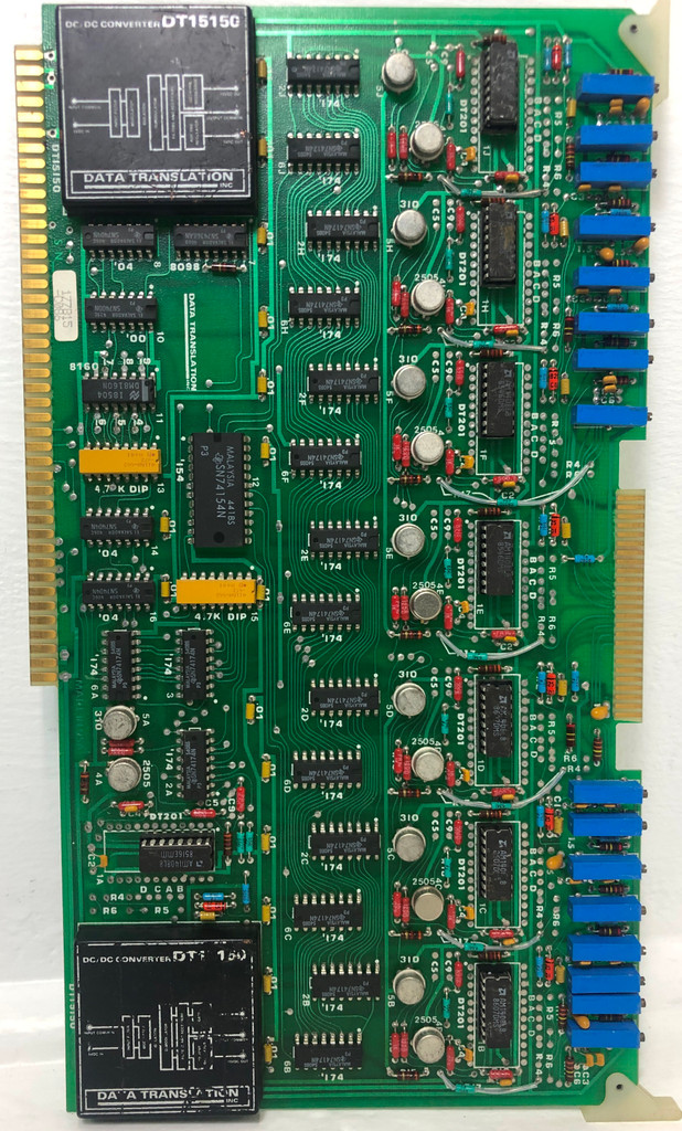 Data Translation DT1843-8-M Control Board Rev. F DT1842 DT15150 DC/DC Converter (EM4040-2)