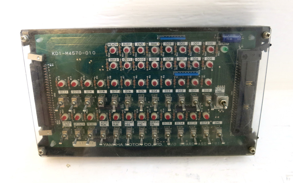 Yamaha KD1-M4570-010 I/O Module Board PLC Input Output Motor KD1M4570010 (DW2573-1)