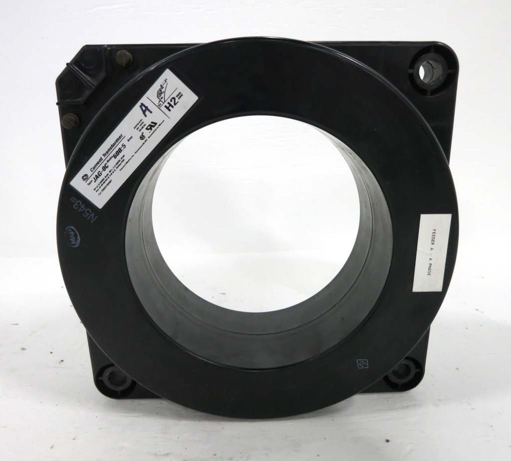 GE 750X110507 Current Transformer Type JAG-0C Ratio 600:5A CT General Electric (DW2587-4)