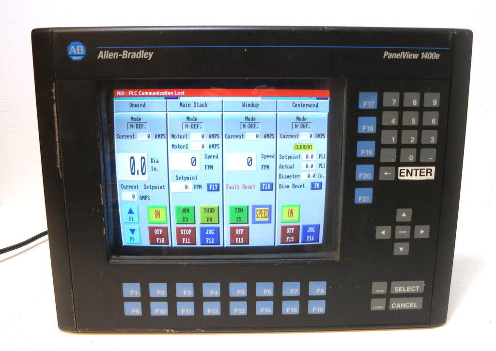 Allen Bradley 2711E-K14C6X Ser E Rev B FRN 5.14 1400E PanelView Panel Monitor (DW2603-1)