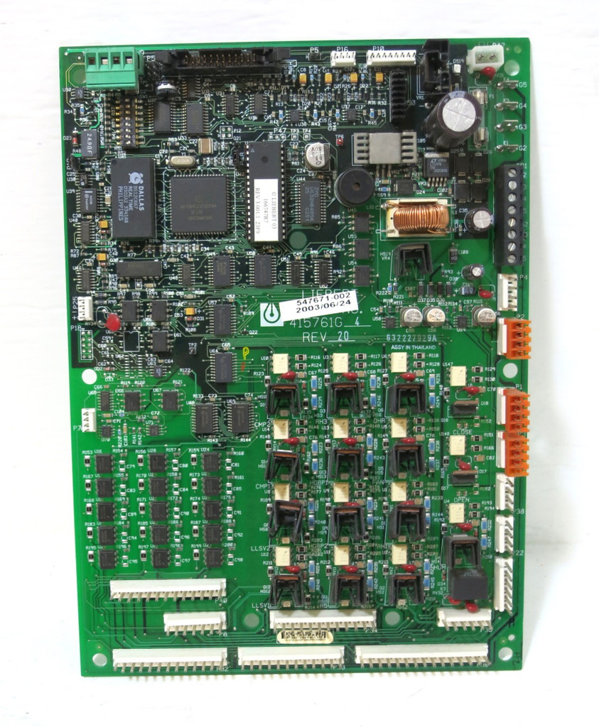 Liebert 415761G4 Rev 20 Main Control Circuit Board PLC 415761G-4 PCB 415762P5 (DW2669-2)