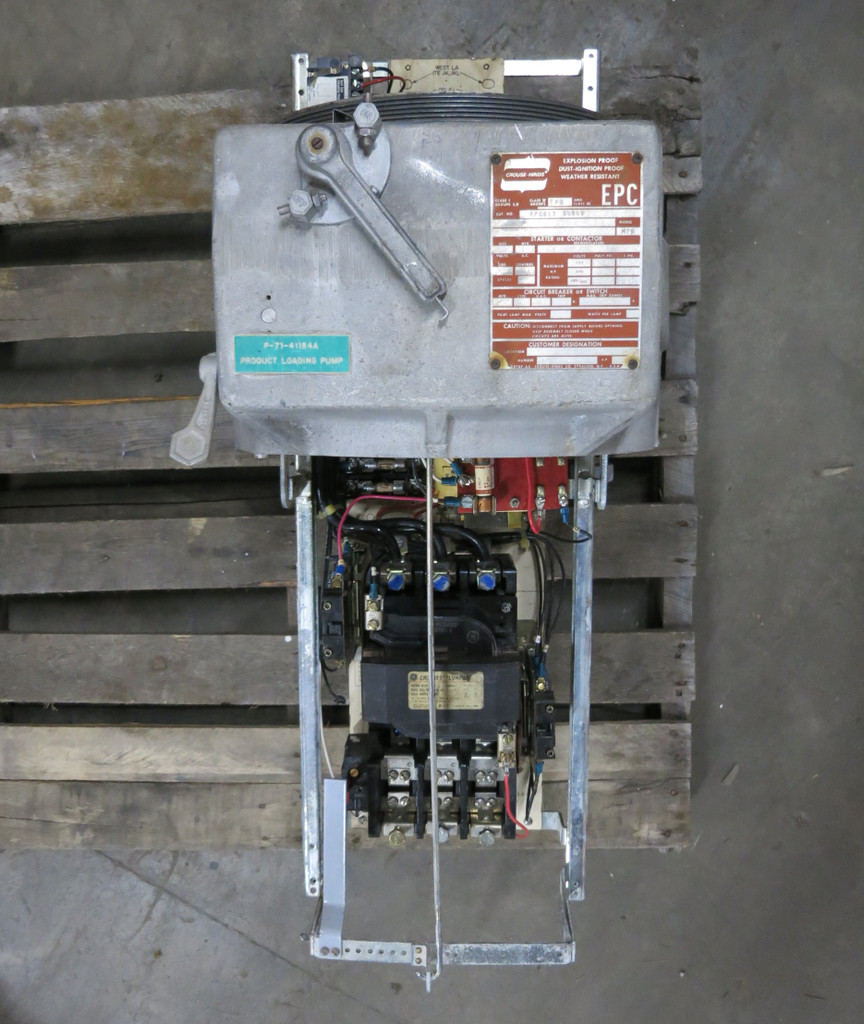 Crouse Hinds EPC813 100A Breaker Size 3 Starter Explosion Proof ArkTite 100 Amp (DW2836-1)