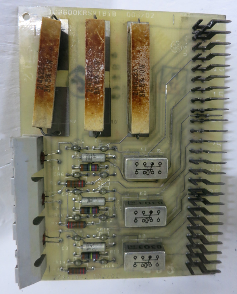 GE IC3600KRSV1B1B Fanuc Relay PLC Board Card Mark I-II Turbine Control IC3600 (GA0469-5)