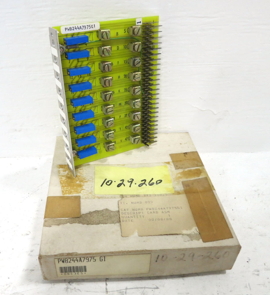 NEW GE PWB244A7975G1 Mark I-II Turbine Control PLC Module ASM Board IC3600 (DW2967-1)