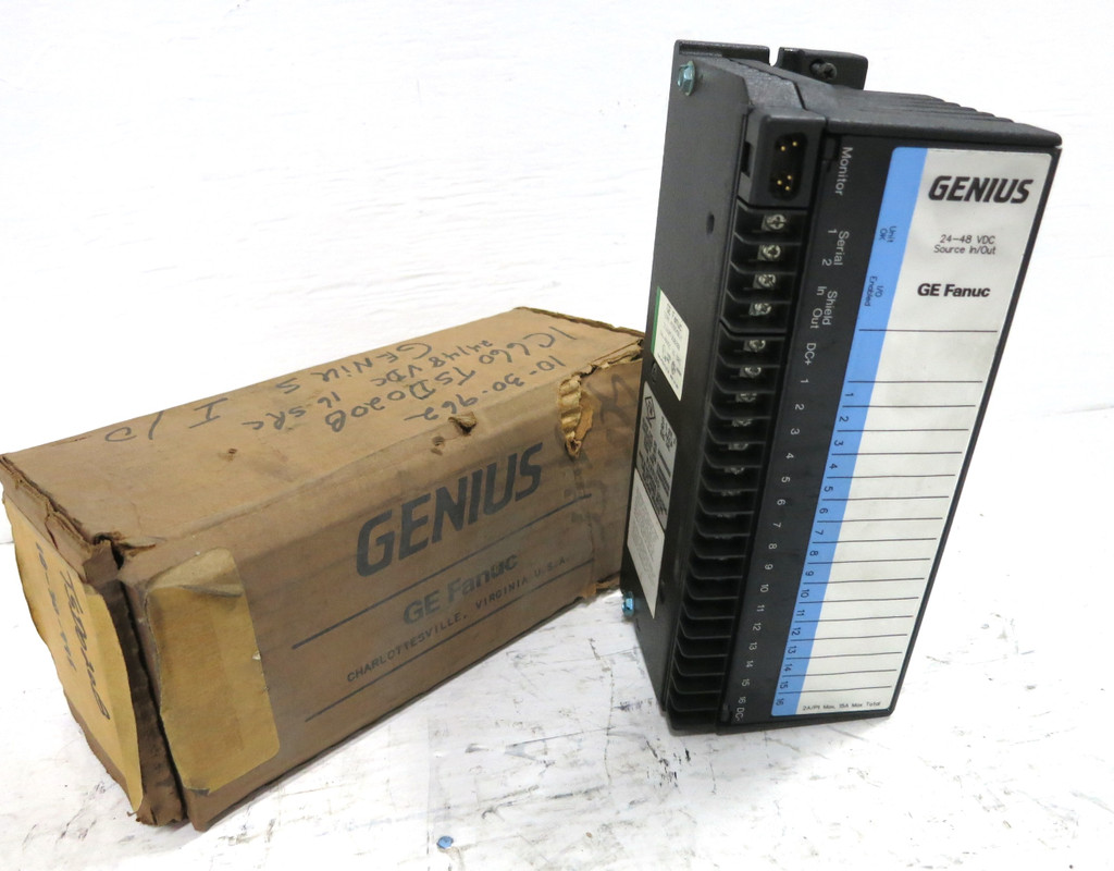 NEW GE Fanuc IC660ELD020C Genius 24/48Vdc Source In/Out IC660ELD020-C I/O PLC (DW2987-1)