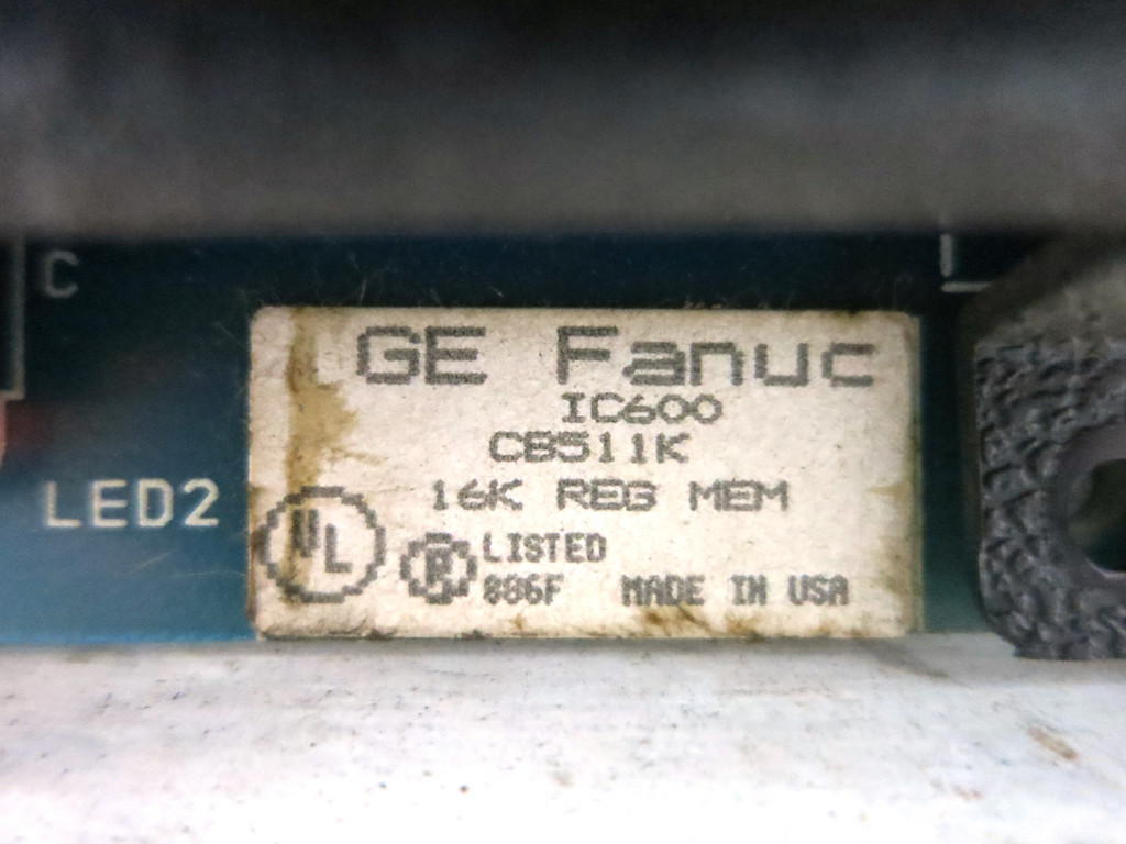 GE Fanuc IC600CB511K Memory Module Series Six 16K Reg Mem PLC Board IC600CB511 (DW2992-1)