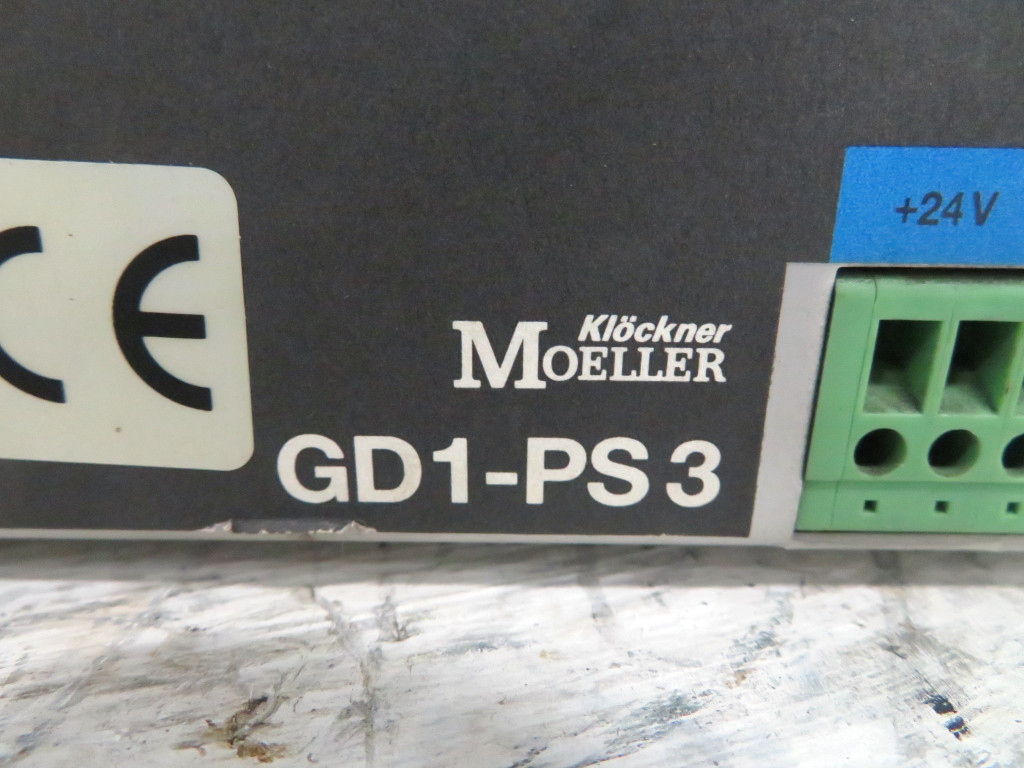 Klockner Moeller GD1-PS3 Power Supply 120/230VAC - 24VDC GD1PS3 (DW3155-8)