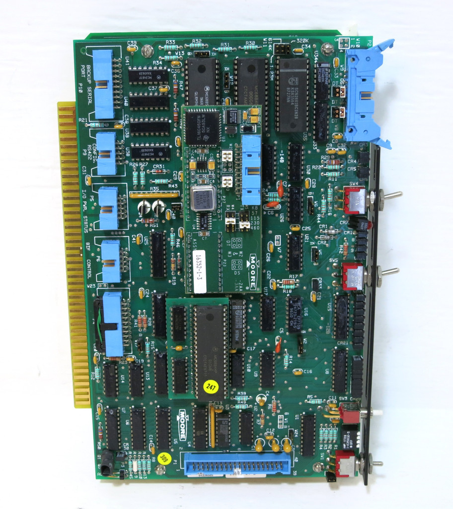 Moore 15737-134-2 PC Board PLC Module PCB Card 15737-111-4 + 157682-39-2 (DW3242-1)