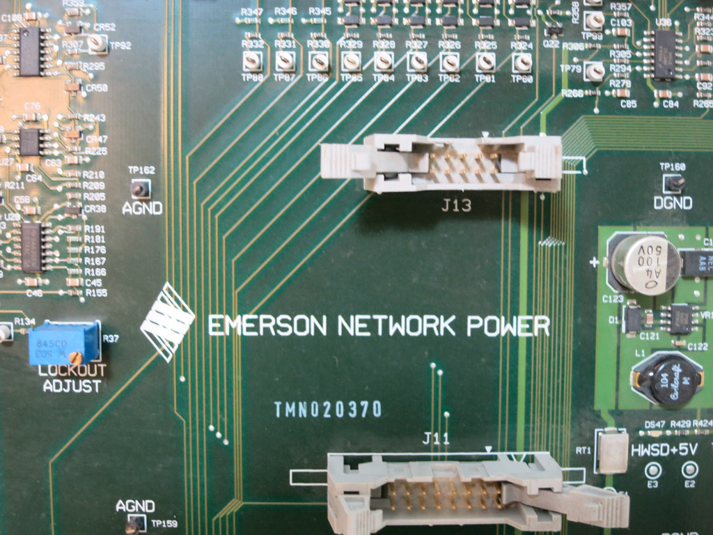 Emerson 417031G1 Rev 4 Main Control Board PCB PLC Network Power 417031G-1 (DW3263-1)