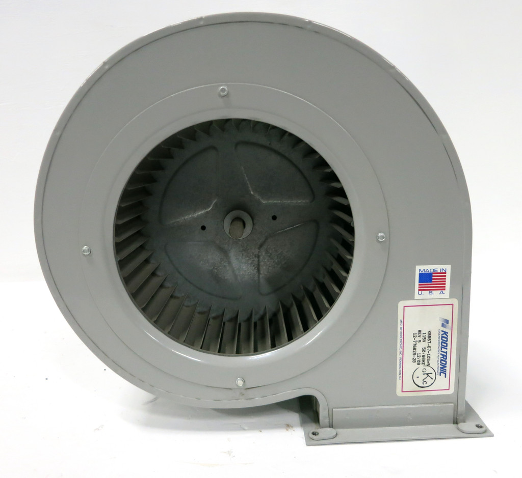 Kooltronic KBB67-67-103*5 Double Centrifugal Blower 115V 1/2 HP Motor 1625 RPM (DW3293-10)