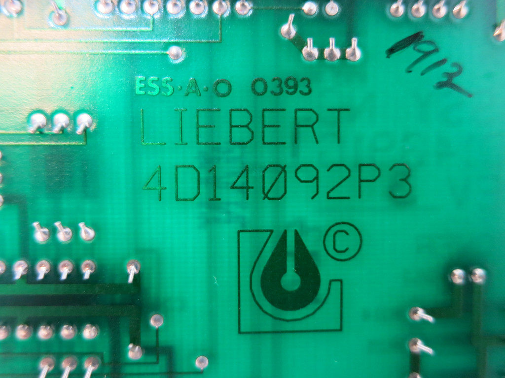 Liebert 4D14091G1 Rev 3 Control Circuit Board PLC 4D14091G-1 PCB 4D14092P3 (DW3324-1)