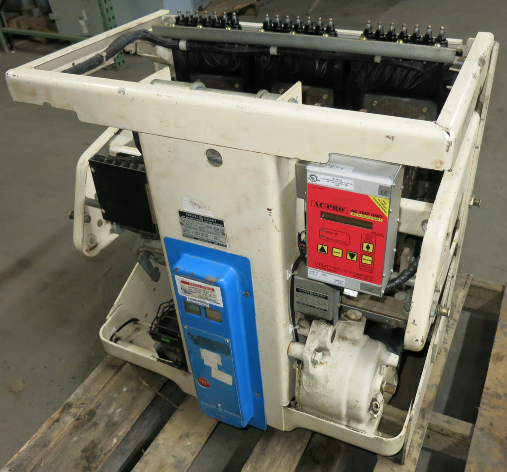 General Electric AK-2A-75-1 3000 Amp AC-PRO Trip LSIG Air Breaker EO 3000A GE (GA0629-3)