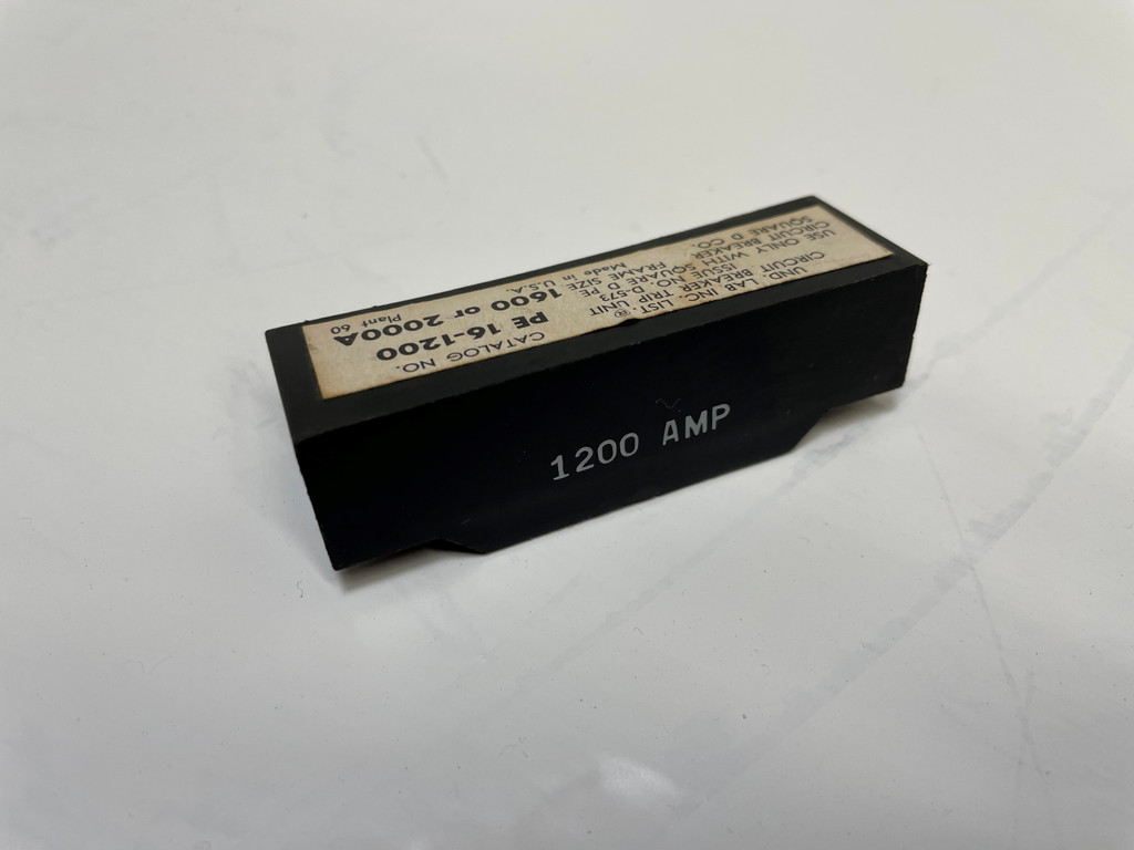 Square D PE16-1200 1200A Rating Plug Trip Unit PE Frame Breaker 1600/2000 Amp (EM4216-1)