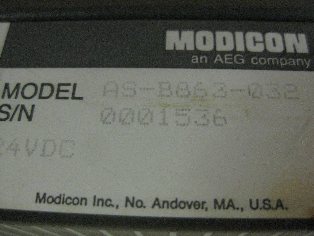 Modicon AS-B863-032 24VDC Monitored Input ASB863032 PLC Module (EBI2985-2)