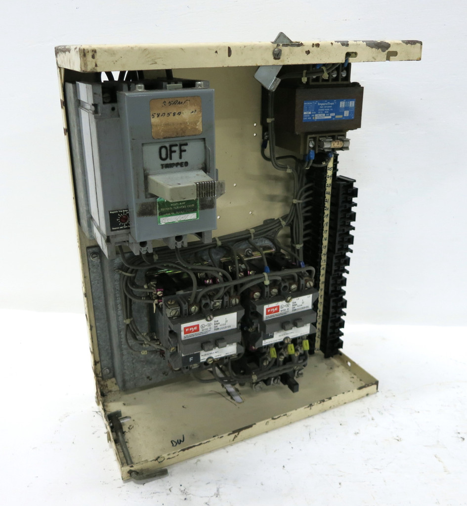 FPE 5320 Size 1 Reversing Starter 25A Breaker 18" MCC Bucket 25 Amp Sz1 5310 (DW3508-164)