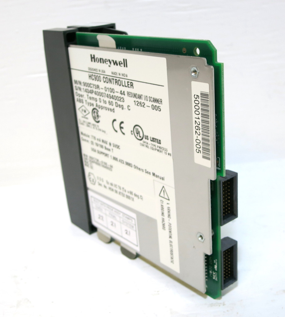 Honeywell 900C73R-0100-44 HC900 Redundant I/O Scanner PLC Module 50001439-250+E (DW3528-4)