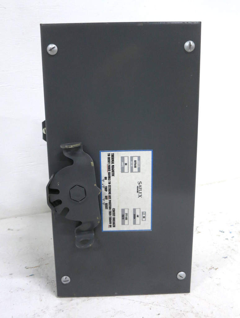 Square D SD-75430 30A 480V Saflex Circuit Breaker Plug-In 3PH 4W Bus Plug 30 Amp (DW2312-1)