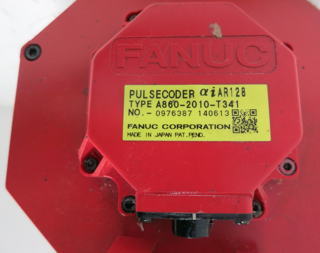 Fanuc aiF 12/4000 A06B-0243-B605#S000 3000 RPM AC Servo Motor Pulsecoder aiAR128 (GA0713-2)