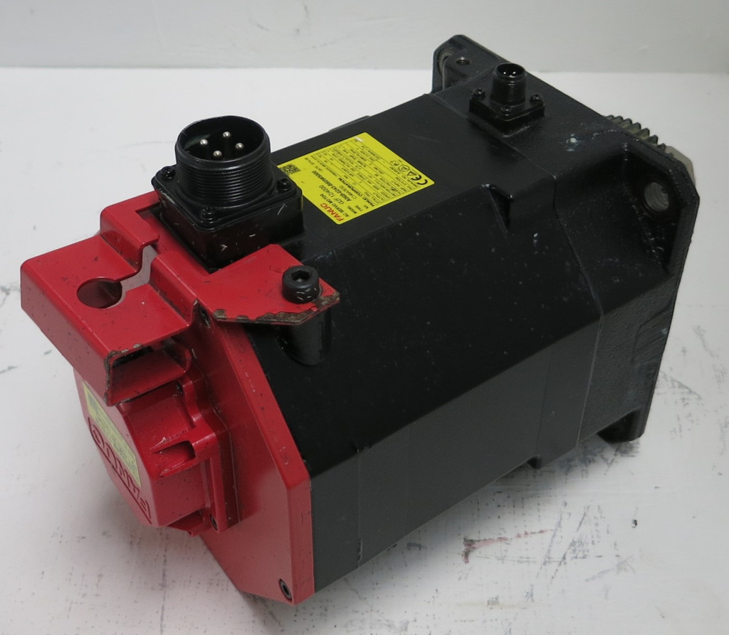 Fanuc aiF 12/4000 A06B-0243-B605#S000 3000 RPM AC Servo Motor Pulsecoder aiAR128 (GA0713-2)