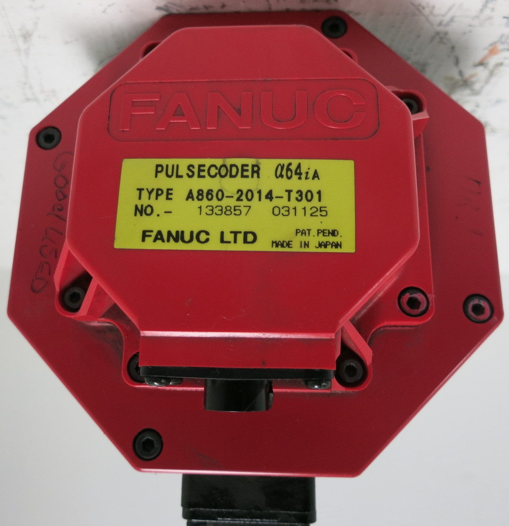 Fanuc a 8/3000i A06B-0227-B705 3000 RPM AC Servo Motor Pulsecoder a64iA (GA0715-1)