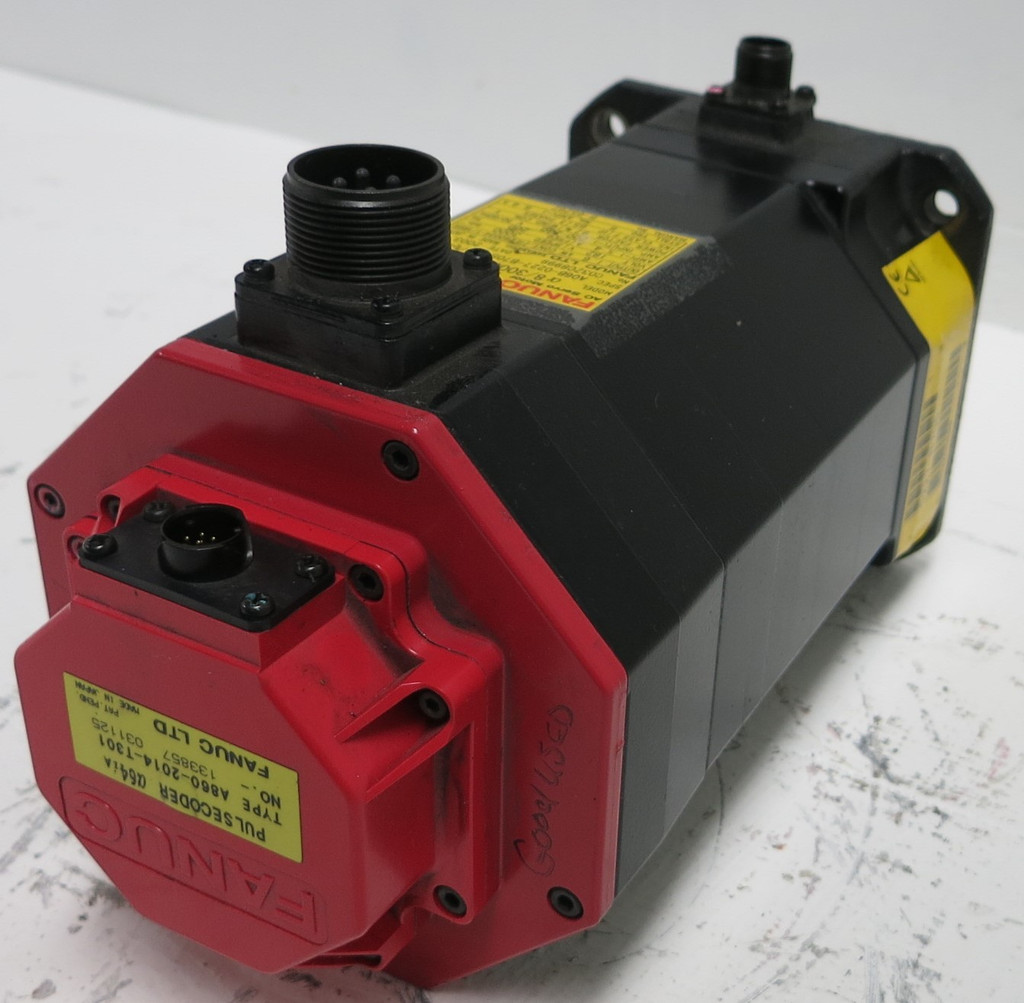 Fanuc a 8/3000i A06B-0227-B705 3000 RPM AC Servo Motor Pulsecoder a64iA (GA0715-1)