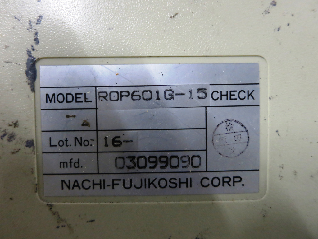 Nachi ROP601G-15 Teach Pendant Robot Control Robotics R0P601G ROP601-G G15 (DW3635-1)