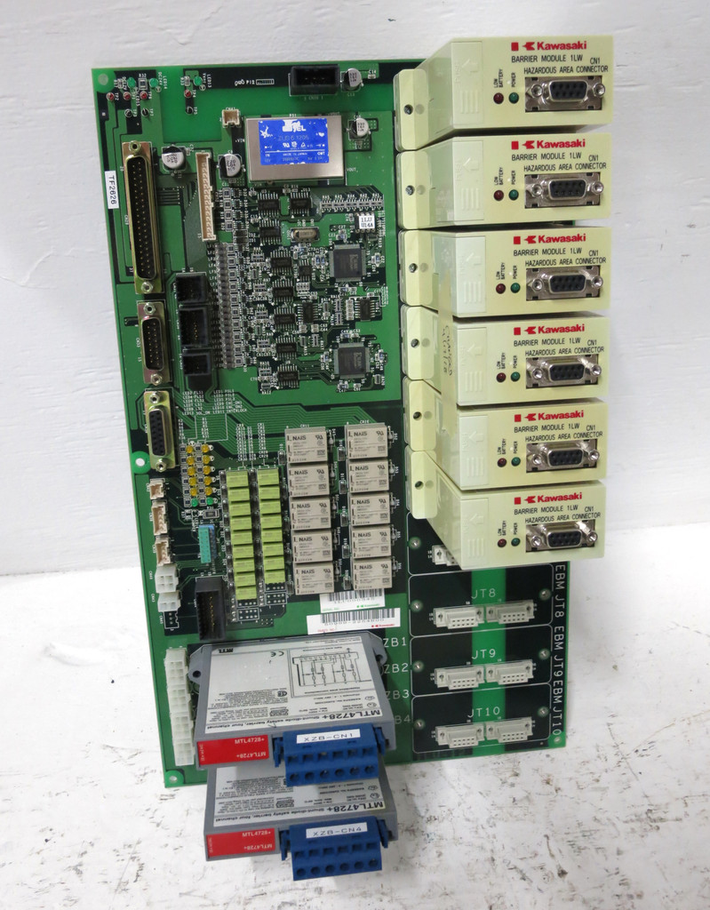 Kawasaki 50999-2254R00 1LU-52 Servo Amplifier Robotic Drive Unit Control Board (DW3676-10)