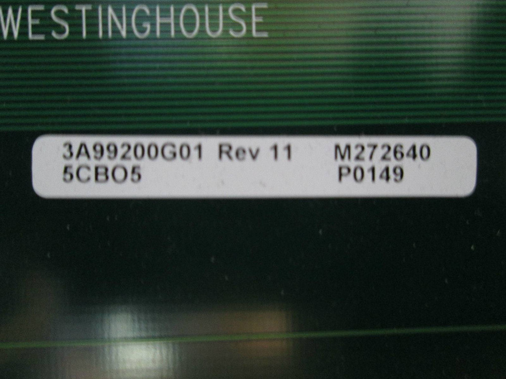 Westinghouse Ovation M288190 4D33942G01 07 3A99200G01 Rev 11 Rack/Chassis PLC (EBI5229-1)