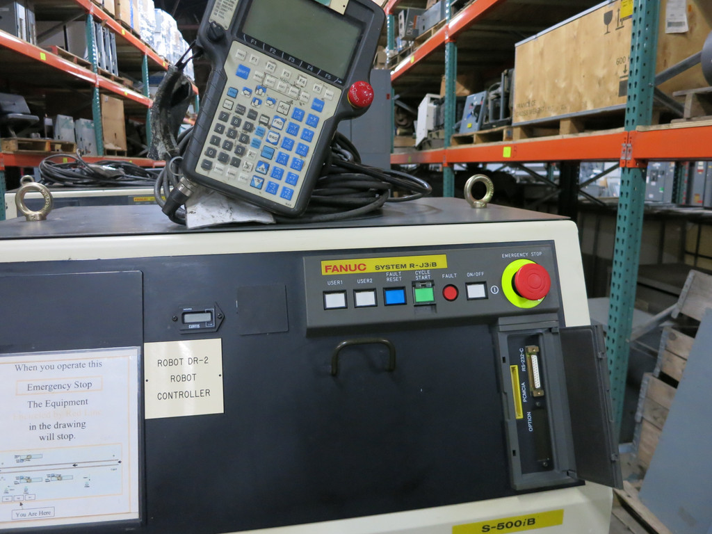 GE Fanuc A05B-2457-B150 R-J3iB Robot System Control Panel S-500iB A06B-6105-H002 (DW3792-3)