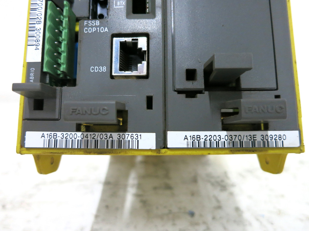 Fanuc A16B-3200-0412 + A16B-2203-0370 Robot Control CPU Board Power Supply PLC (DW3799-5)