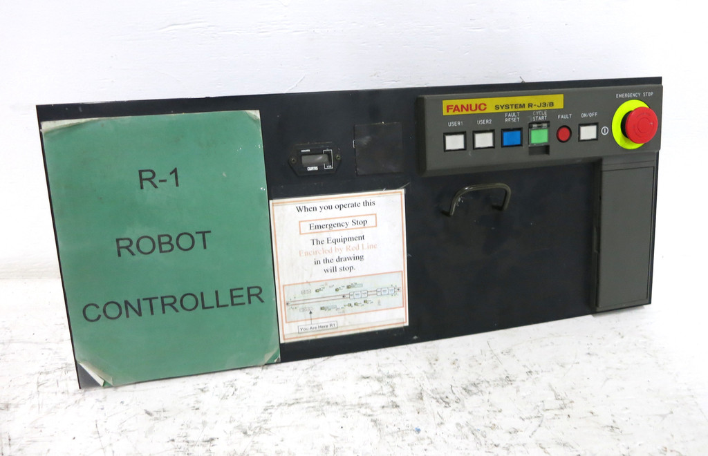 GE Fanuc System R-J3iB Operators Panel A20B-2100-0770 + A20B-1007-0850 Control (DW3802-4)