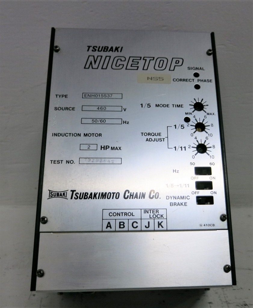 Tsubaki ENH015S37 Nicetop Controller 460V 2HP Max Tsubakimoto TB (GA0795-15)