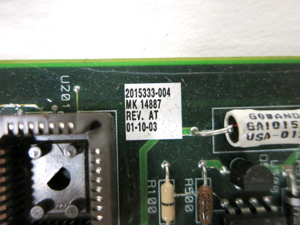 ABB 2015333-004 Rev AT Control Board w/ Display Card PLC TotalFlow 2015334-002 (DW3890-2)