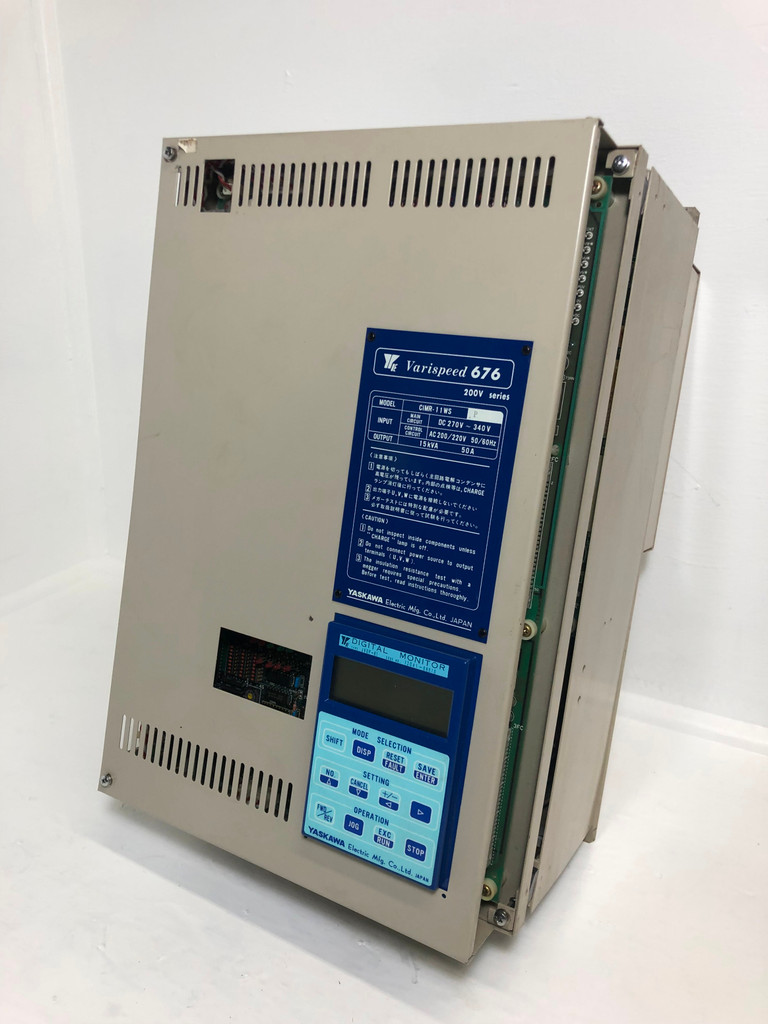 Yaskawa CIMR-11WS.P 20 Varispeed 676 VS Drive Inverter 200V 15 kVA 50A CIMR11WS (EBI5355-11)