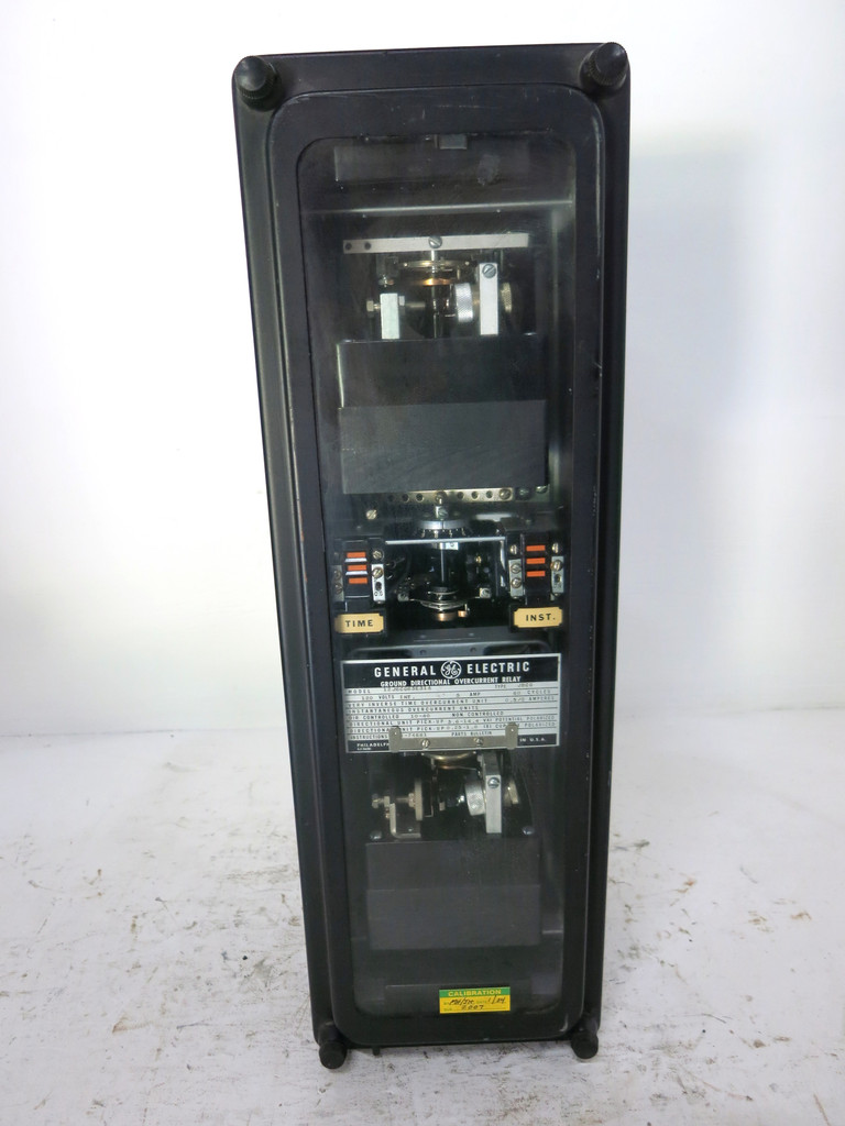 GE 12JBCG63E31A Ground Directional Overcurrent Relay JBCG 120V 5A .5/2 10-40 (DW4074-1)