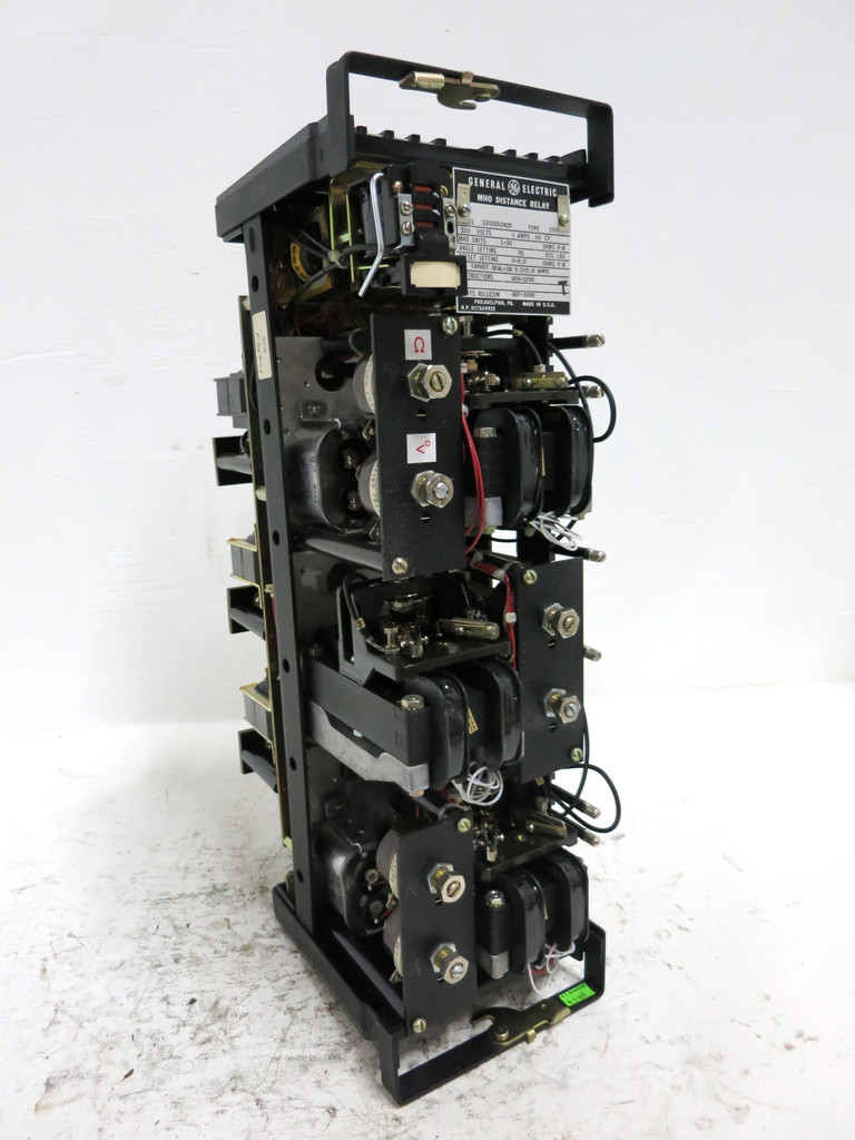 GE 12CEB52A2D MHO Distance Relay Type CEB 120V 5A MHO Units 1-30 Ohms No Case (DW4115-4)