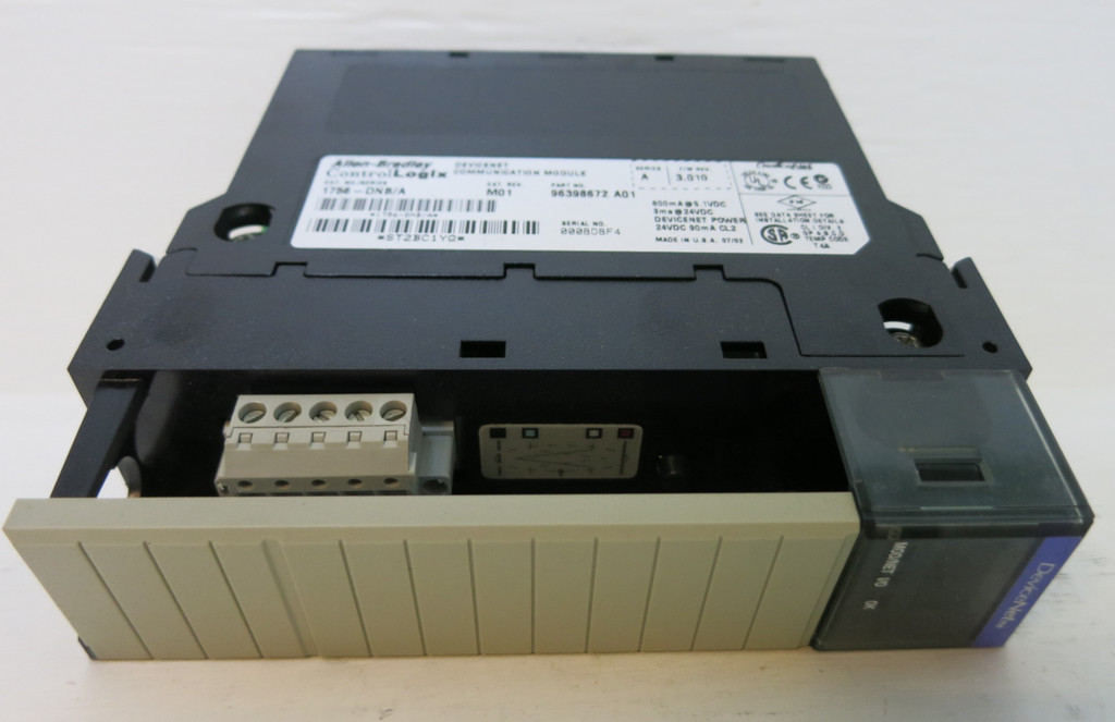 Allen Bradley 1756-DNB/A F/W Rev 3.010 M01 DeviceNet Communication Module PLC (GA0960-1)