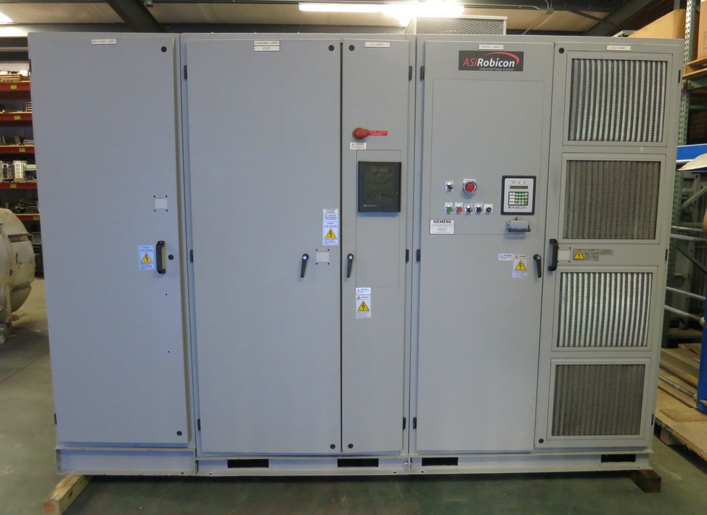 ASI Robicon 800HP / 596kW 4160VAC Harmony VS Drive Siemens Variable Speed 4160 V (PM3180-1)