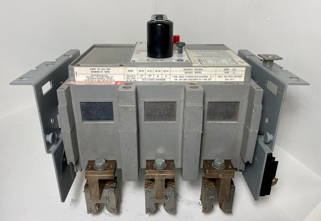 GE TC84SS 400A Power Break Circuit Breaker w/ 400 Amp Plug General Electric LI (EM4389-1)