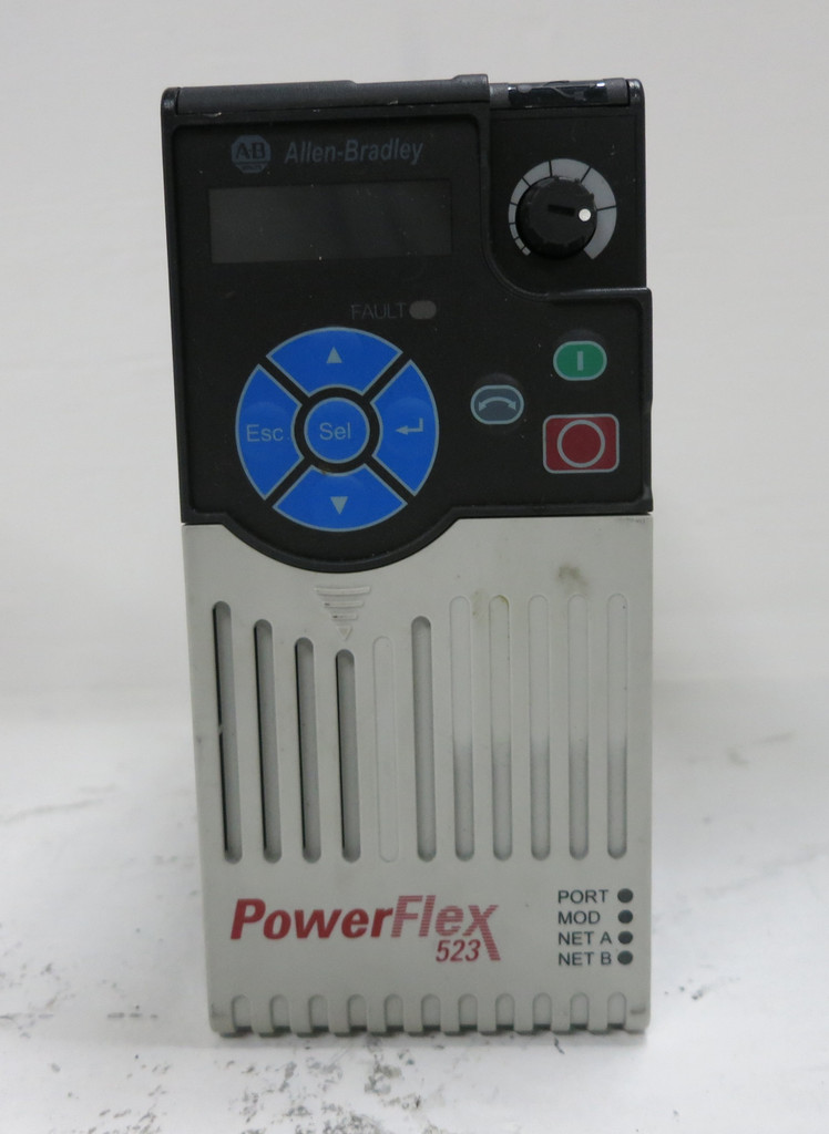 Allen Bradley 25A-D2P3N104 Ser B 1 HP PowerFlex 523 AC VS Drive 1HP 480V 0.75kW (DW4573-1)