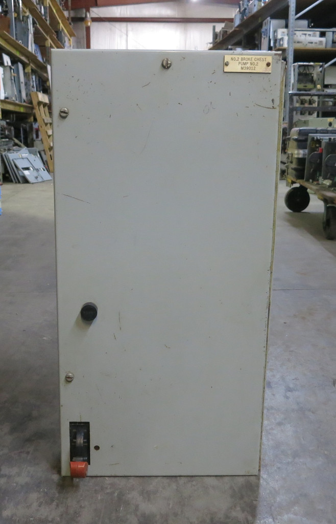 GE 8000 Size 3 Starter 50A Breaker 30" MCC Bucket TECL CR306E0 50 Amp (BJ0105-4)