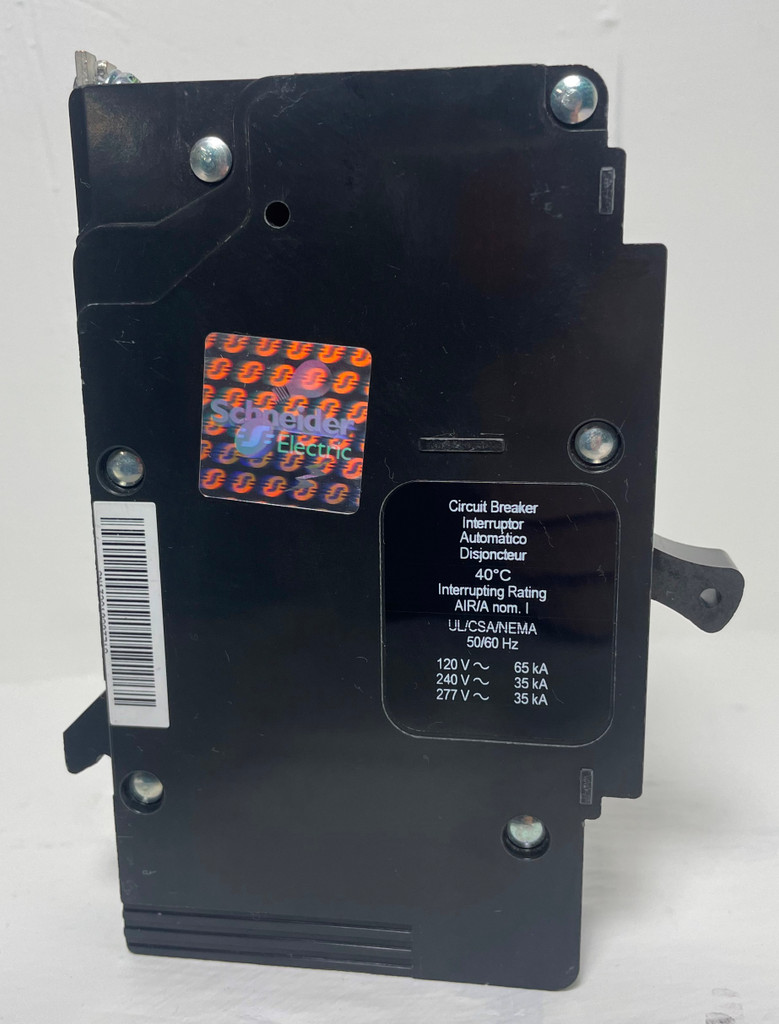 Square D EGB14015 15A Circuit Breaker 120/240/277 VAC 1 Pole 15 Amp P-2169 HACR (EM4540-1)