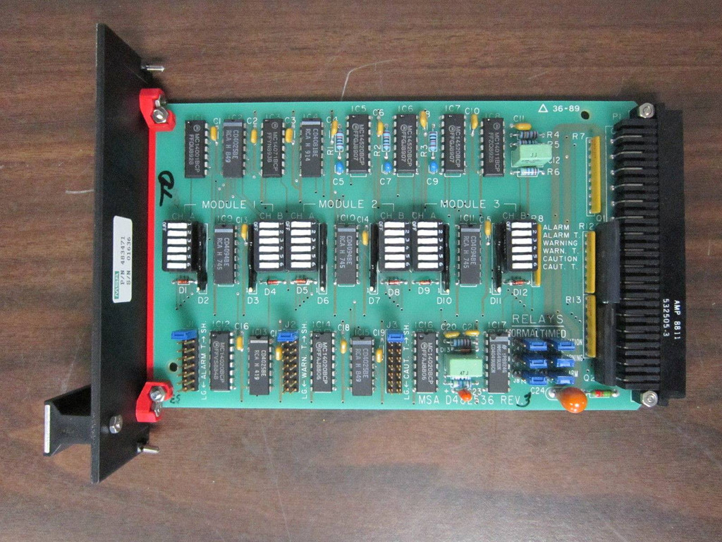 MSA 483471 5000 Relay Programmable Module PLC D482536 (EBI3080-5)