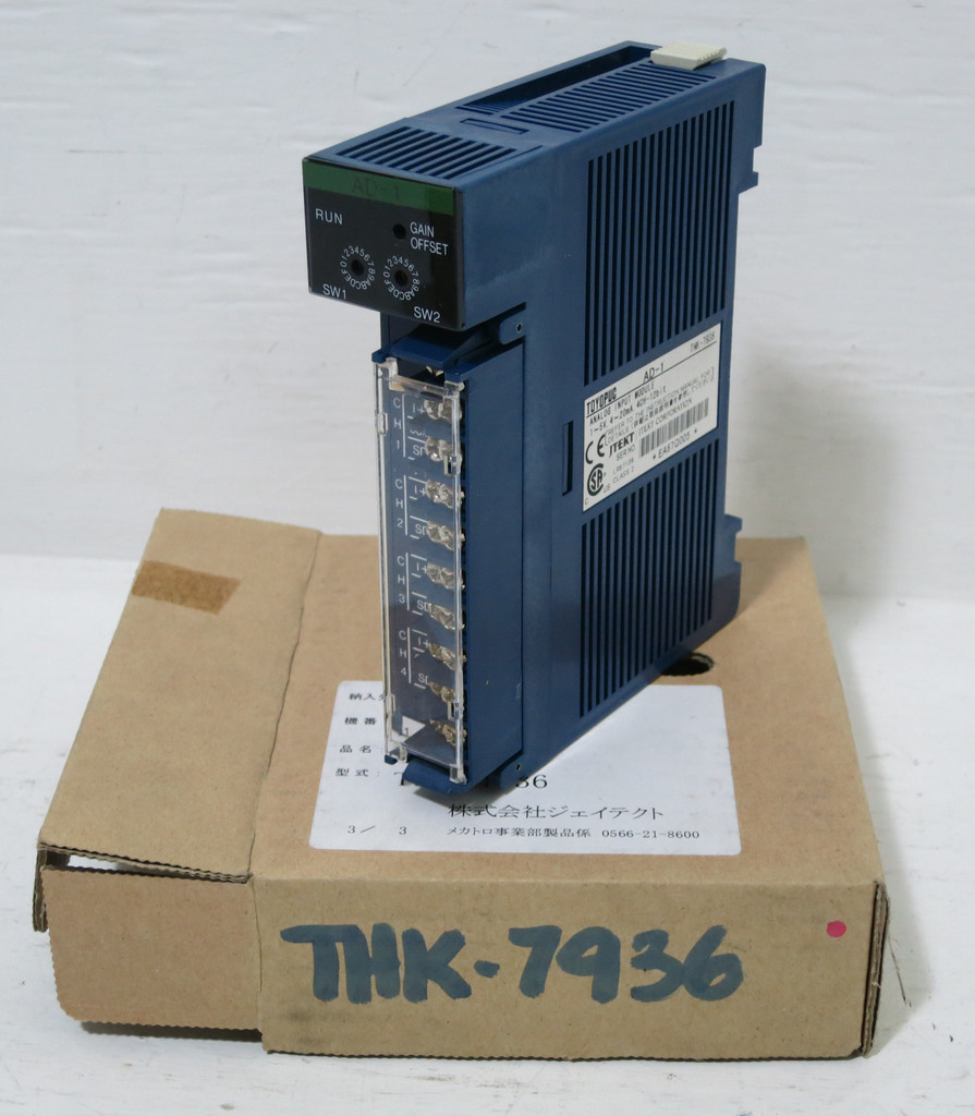 NEW Toyoda Toyopuc THK-7936 AD-1 Analog Input PLC Unit JTEKT THK7936 (DW4836-2)