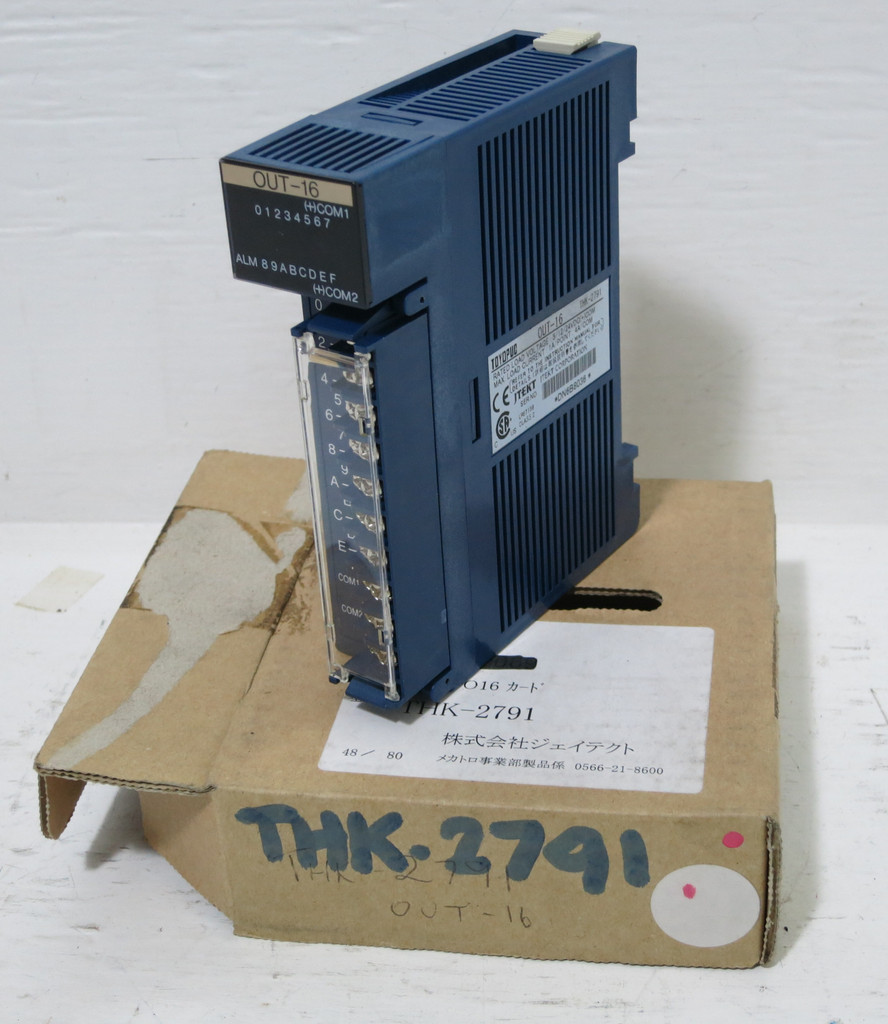 NEW Toyoda Toyopuc THK-2791 OUT-16 MOS FET Output PLC Unit JTEKT THK2791 (DW4835-2)