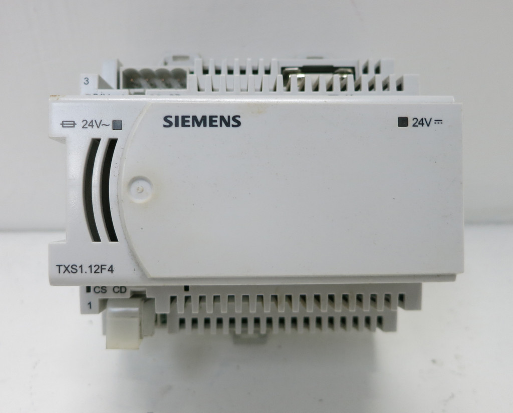 Siemens TXS1.12F4 TX-I/O Power Supply APOGEE PLC Module 24V (DW4960-7)