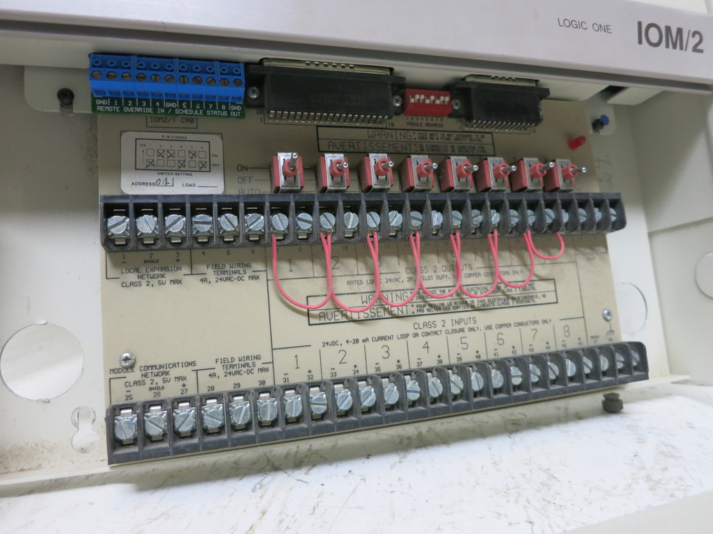 Novar IOM/2 Logic One V3.05 ARF Input/Output Module Triac Remote Override CRO (DW4978-1)