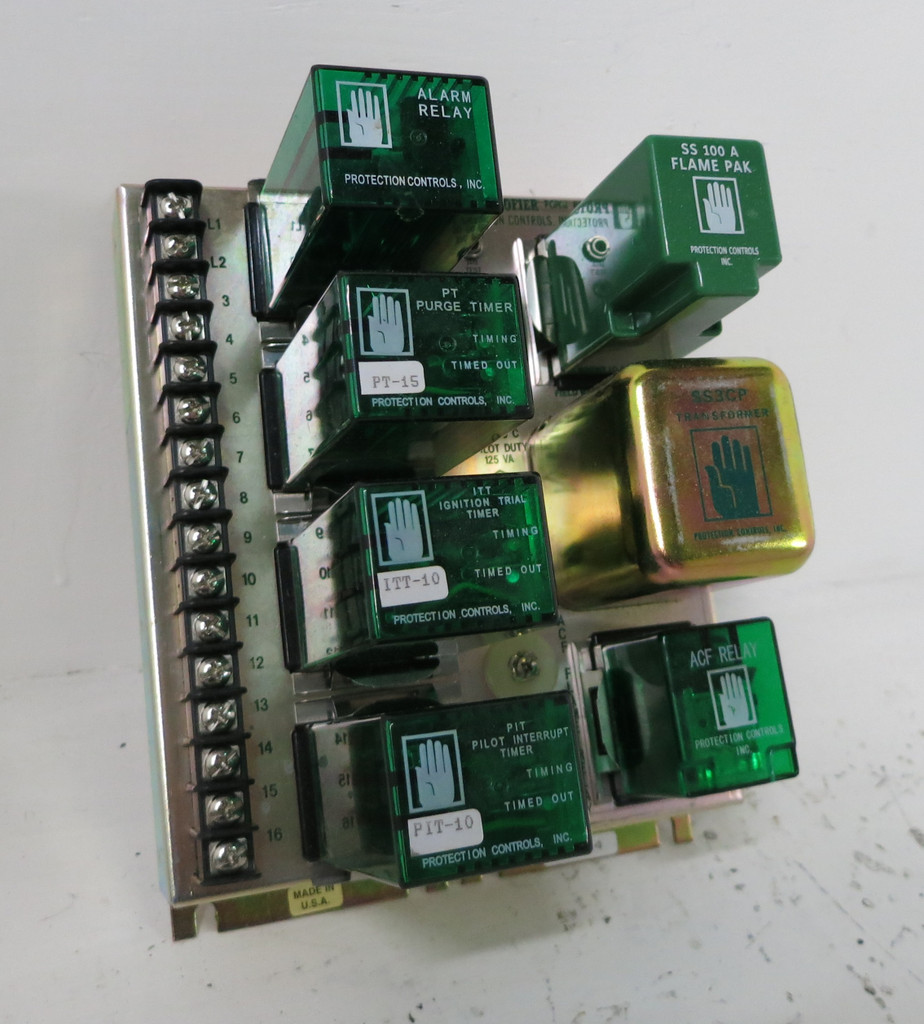 Protection Controls Protectofier Form 6642FF Relay Board Flame Combustion 6642 (DW5100-1)