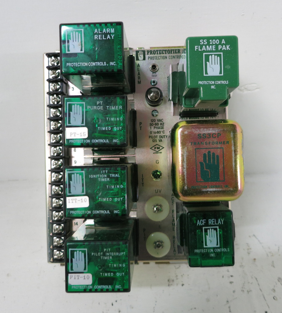 Protection Controls Protectofier Form 6642FF Relay Board Flame Combustion 6642 (DW5100-1)